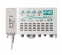 FRACARRO Central de Banda Ancha Interior 3 Entradas - Autoalimentada, Ganancia 32dB, Salida UHF hasta 120dBμV, Ajustes Independientes, Filtro 694MHz 5G/4G LTE, (MBJ3RFM+3UU 700)