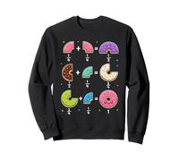 Fracciones de Dona Humor matemático para Profesores, Estudiantes, niños Sudadera