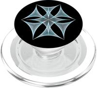 Fractal Art Formas geométricas Línea de ángulos - Geometría Sagrada PopSockets PopGrip para MagSafe