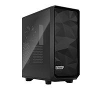 Meshify 2 Compact Negro, Cajas de torre negro, PC, Negro, ATX, micro ATX, Mini-ITX, Acero, Vidrio templado, Juego, 16,9 cm