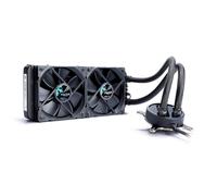 Fractal Design Celsius S24,240 mm Radiator , Silent Liquid CPU Cooler , PWM , Intelligent Controls , 2X Fractal Design Dynamic X2 PWM GP,12 120Mm Silent Fans Included , 1/4" Fitting , Blackout