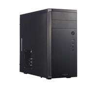 Fractal Design Core 1100 - Minitorre - mATX - Alto flujo de aire y refrigeraci n - Ventilador silencioso de 120 mm incluido - Aluminio cepillado