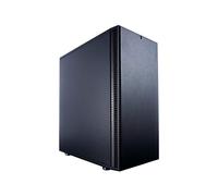 Fractal Design Define C, Compact Mid Tower Computer Case, ATX, Optimized For High Airflow and Silent Computing with ModuVent Technology, 2X 120mm Silent Fans Included, PSU Shroud, Black
