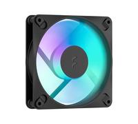 Fractal Design - Dynamic 3 12 Reverse RGB Black 120 mm PWM Fan - ARGB Gen 2 Lighting - Reverse Blade Design - Daisy-Chainable Cable - Rifle Bearing