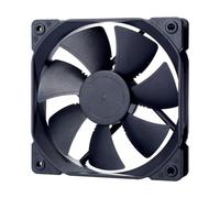 Fractal Design Dynamic X2 GP,12 PMW Ventilador de computadora, Optimizado para una alta ventilación - 120 mm - 1200RPM - FDB,Rodamientos, Puntales con forma aerodinámica, Negro Edition (Single)