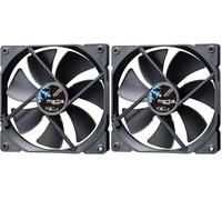 Fractal Design Dynamic X2 GP,14 Ventilador de computadora, Optimizado para una alta ventilación - 140 mm - 1000RPM - FDB,Rodamientos, Puntales con forma aerodinámica - 12v, Negro Edition (Single)