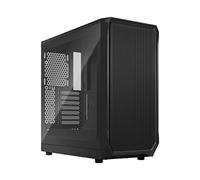 Fractal Design Focus 2 Caja PC de Vidrio Templado Negro con Flujo de Aire Óptimo y Excelente Refrigeración