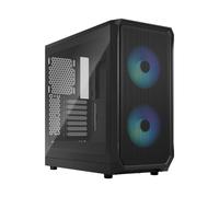 Fractal design focus 2 rgb black tg clear tint
