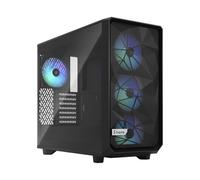 Fractal Design Meshify 2 Lite RGB Black ATX Flexible Light Tinted Tempered Glass Window Mid Tower Computer Case