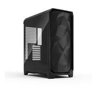 Fractal Design Meshify 3 Black TG Light Tint - Caja de PC ATX, Negro con Cristal Templado, Iluminación ARGB Gen 2, Panel Frontal de Malla, Compatible Radiador 280/360 mm