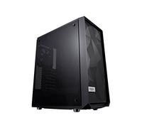 Fractal Design Meshify C - Funda compacta para Ordenador - Flujo de Aire de Alto Rendimiento/refrigeración - 2 Ventiladores incluidos - PSU Shroud - Interior Modular - Refrigeración por Agua - USB