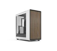 Fractal Design North XL RC Chalk White TG - Torre de PC Gaming ATX de Alto Flujo de Aire - Compatible con Conexiones Reversas - Incluye 3 Ventiladores Aspect 140mm