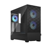 Fractal Design op Air RGB Black TG Clear Tint, ATX, mATX, Mini ITX, fuente de...