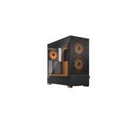 Fractal Design Pop Air Rgb Naranja Core Tg Gaming Case W/ Clear Glass Window Atx FD-C-POR1A-05