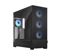 Fractal Design Pop XL Air RGB Negro, TG (Vidrio Templado), Tinte Claro | Torre Gaming con 4 Ventiladores Aspect 120mm, Soporte para Radiador de 360mm y Bahías para 4 HDD y 6 SSD