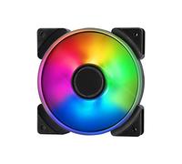 Fractal Design Prisma AL,12 - 120mm Ventilador de computadora , PWM Control , Seis LED RGB direccionables , Optimizado para una alta ventilación , LLS Rodamientos , TripWire Technology , RGB (1,pack)