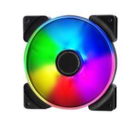 Fractal Design Prisma AL,14 - 140mm Ventilador de computadora , Seis LED RGB direccionables , ARGB , Optimizado para una alta ventilación , LLS Rodamientos , TripWire Technology , RGB (3,pack)