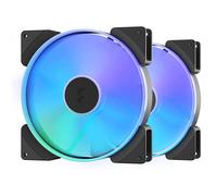 Fractal Design Prisma AL-18 PWM Pack 2 Ventiladores Suplementarios 180mm
