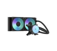 Fractal Design Radius 240 RGB, Black - Refrigeración líquida AIO | Refrigeración líquida AIO para CPU con ventiladores Dynamic 3 y un potente rendimiento de refrigeración.