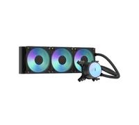 Fractal Design Radius 360 RGB, Black - Refrigeración líquida AIO | Refrigeración líquida AIO para CPU con ventiladores Dynamic 3 y un potente rendimiento de refrigeración.