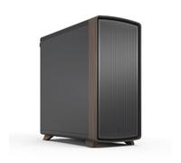 Fractal Design Summit Black Solid - Caja para PC Gaming | Incluye tres ventiladores Momentum, detalles curvos de madera y un frontal de malla para un flujo de aire óptimo.