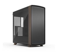 Fractal Design Summit Black TG Light Tint - Caja para PC Gaming | Incluye tres ventiladores Momentum, detalles curvos de madera y un frontal de malla para un flujo de aire óptimo.