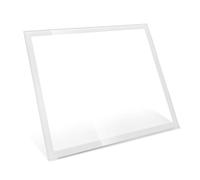 Fractal Design Tempered Glass Side Panel for Define R6/S2 and Meshify S2 Cases - Easy to Install - Tempered Glass - Scratch Resistant - Bolt Free Design - Fits Both Left and Right Side, White Light