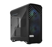 Fractal Design Torrent Compact RGB Black - Light Tint Tempered Glass Side Panels - Open Grille for Maximum Air Intake - Two 180mm RGB PWM Fans Included - Type C - ATX Airflow Mid Tower PC Gaming Case