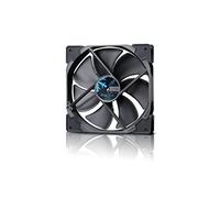 Fractal Design Venturi HP,14 Negro, PWM, Carcasa del Ordenador Ventilador, Optimizado para una alta ventilación, FDB,Rodamientos, Puntales con forma aerodinámica - 12v, 140 mm, Negro (Single)