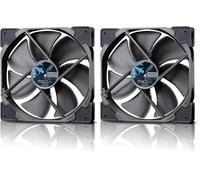 Fractal Design Ventilador Venturi HP-14 PWM Negro para PC - Alta Ventilación y Bajo Ruido, 140mm con Rodamientos FDB (Paquete de 2)
