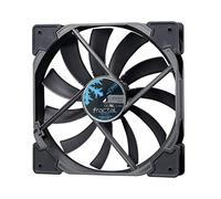 Fractal Design Venturi HF,14 Negro, Carcasa del Ordenador Ventilador, Optimizado para una alta ventilación, FDB,Rodamientos, Puntales con forma aerodinámica - 12v, 140 mm, Negro (Single)