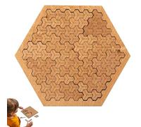 Fractal Tray Puzzle for Adults, Mind Bending Wooden Jigsaw Puzzle, Unique Irregular Labyrinth, Hard Difficult Wooden Jigsaw Puzzles for Adults (AA)