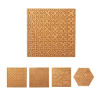 Fractal Tray Puzzle, Unique Irregular Creative Labyrinth, Portable Fractal Puzzle with Irregular Shapes (Wood a)