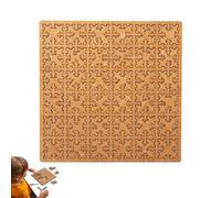 Fractal Tray Puzzle, Wooden Fractal Tray Puzzles, Portable Impossible Reverse Thinking Challenging Puzzle, Reverse Thinking Challenging Irregular for Puzzles Enthusiasts (C#)