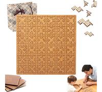 Fractal Tray Puzzles, 2026 New Reverse Thinking Puzzles, Unique Irregular Creative Labyrinth Impossible Difficult, with Frame for Brain Training Games (A)