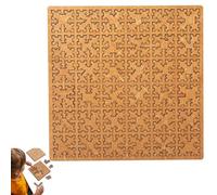 Fractal Tray Puzzles, Fractal Tray Puzzle Wooden Brain-Teaser, Mind Bending Jigsaw Puzzle, Hard Difficult Wooden Jigsaw Puzzles, Reverse Thinking Challenge for Adults (B)