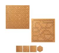 Fractal Tray Puzzles, Hard Irregular Wooden 3D Jigsaw, Reverse Thinking Challenge, Unique Irregular-Shaped Puzzle, for Brain Training Games (2Pcs Style C)