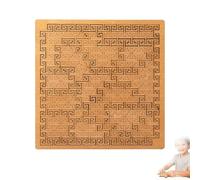 Fractal Tray Puzzles, Hard Irregular Wooden Jigsaw Fractal Puzzle Challenge for Adults, Mind Bending Wooden Jigsaw Puzzle for Family Party, Gift & Travel (A)