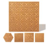 Fractal Tray Puzzles, Unique Irregular Wooden Labyrinth, Difficult Challenging Impossible Puzzle for Adults, Reverse Thinking No Image Puzzle, Mind Games for Family Party Gift (Style3)