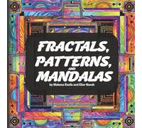 Fractals, Patterns, and Mandalas: Enjoy a mix of 3 art styles with different levels of detail to challenge your coloring skills, with 72 fun and relaxing artworks to color.