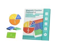 Fraction Magnetic Book - Portable Math Game | Fraction Demonstration Book,for Kids Boy School Classroom Home Indoor Party Holiday
