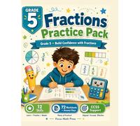 Fractions Practice Pack Grade 5: Equivalent Fractions, Comparing & Operations with Fractions | ___ No-Prep Worksheets with Answer Keys | CCSS-Aligned