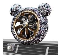 Fragancia Clip de ventilación del automóvil, clip de ventilación del automóvil difusor | Elegante ambientador de aire de ventilador de larga duración | Eliminador de olores de automóvil, neutralizador