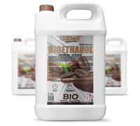Fragancia de café bioetanol 96,6% 15L para chimenea universal sin humo y sin ...