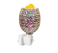 Fragancia eléctrica - Temporizador con brillo ajustable | Lámpara calentadora de fusión - Para Navidad, cumpleaños, día de la madre, dormitorio, salón, baño, residencia universitaria, hotel, centro de