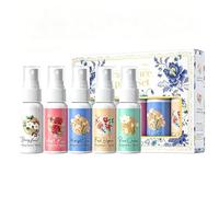 Fragancia Floral Afrutado Corporal Perfumada Aroma Floral Afrutado Perfume Bruma Corporal Perfumada Mujer Eau De Toilette Natural Y Femenina Aroma Juvenil Y Refrescante Para Uso Diario 5 x 35 Ml