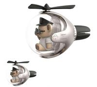 Fragancia para coche, aromaterapia de salida de aire montada en vehículo, mantiene el aire fresco y siéntete como si estuvieras en la naturaleza, fácil instalación (plateado)