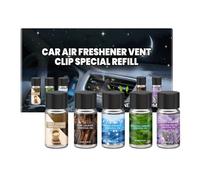 Fragancia para Coche | Fragancia Perfume de Larga Duración 5 Piezas | Perfume Ambientador Para Coche - Para Interior Del Auto Habitación Baño Casa Pared Mujeres Niñas Familia Amigos Colegas