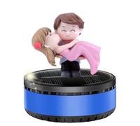 Fragancia solar para coche, difusor de fragancia para coche, ambientador de aire, difusor de fragancia, figuras de abrazo, aromaterapia giratoria para coche, accesorios interiores de coche