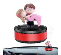 Fragancia solar para coche, difusores de coche, ambientador de coche, figuras de abrazo, difusor de fragancia alimentado por energía solar, ambientador de coche, accesorios para el interior del coche